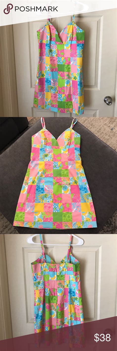 I just got it, but i've never worked with patterns before. Lily Pulitzer sundress size M floral/fruit pattern ...