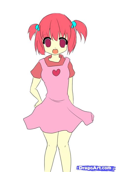 Girls drawing at getdrawings com free for personal use girls. How to Draw Cute Girls, Step by Step, Anime Females, Anime, Draw Japanese Anime, Draw Manga ...