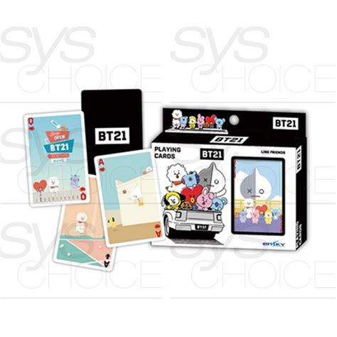 Bts Bt21 Official Authentic Goods Playing Card Game Trump Tracking