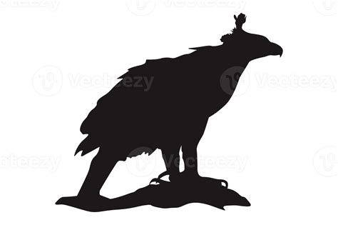 Animal Perched Eagle Silhouette 23258103 Png