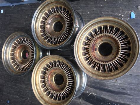 Gold 13x7 Dayton Wire Wheels For Sale In Maxwell Tx Offerup
