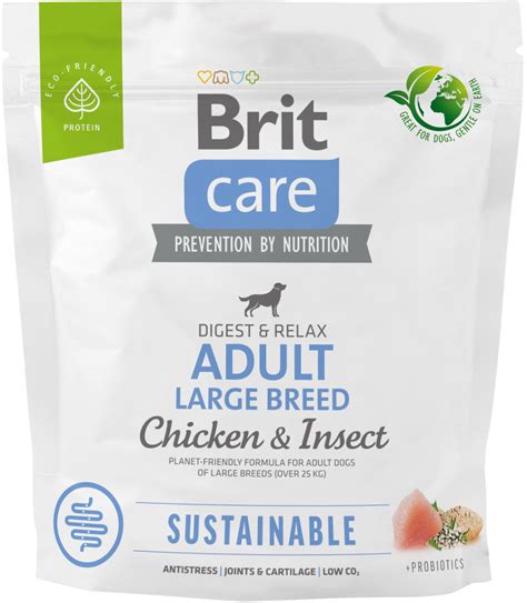 Корм для собак больших пород Brit Care Dog Sustainable Adult Large