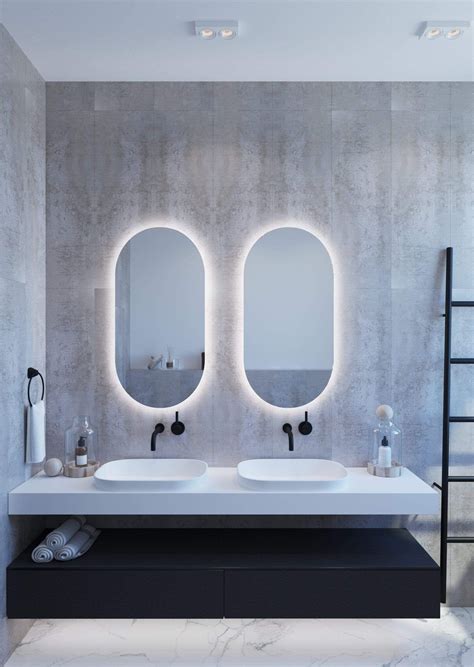 Backlit Bathroom Mirror Bathroom Mirror Design Modern Bathroom Mirrors Hallway Mirror Modern