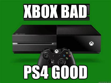 Ps4 Vs Xbox 1 Meme