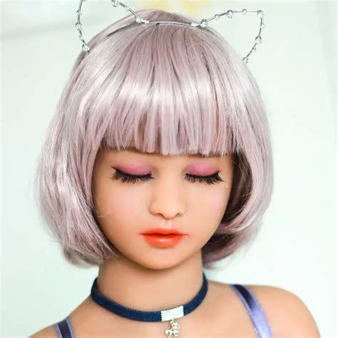 pinklover sex doll head for 140 cm doll closed eyes 11cm deepth oral sex real lifelike head with