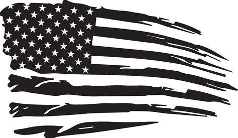 Distressed American Flag Vector Art At Vecteezy