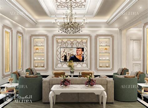 Modern Living Room Design In Sharjah Algedra Design Archinect