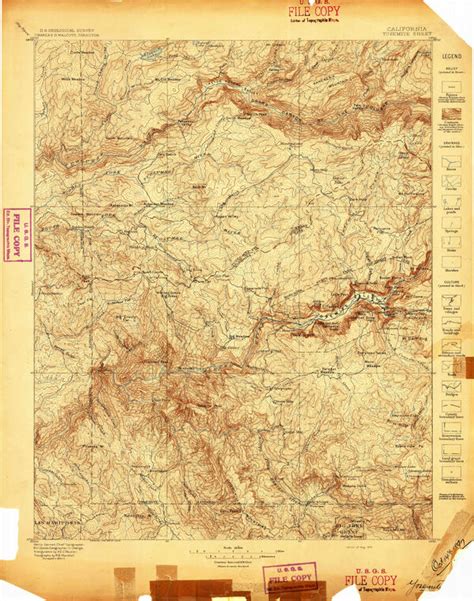 Why Are Some Of The Historical Topographic Maps Yellowed And Why Do