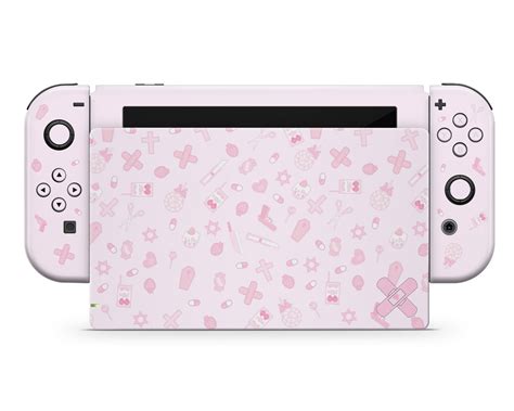 Yami Kawaii Aesthetic Nintendo Switch Skin Pretty Pastel Pink Etsy