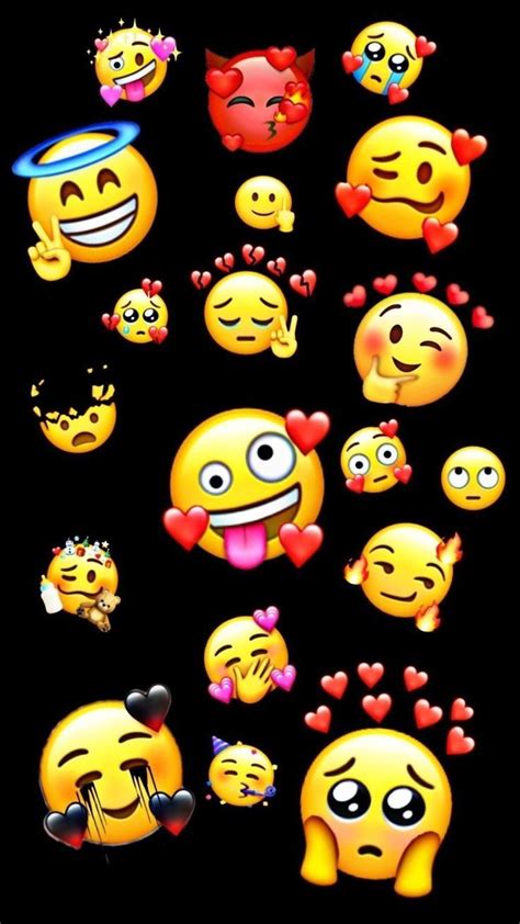 Emoji Mix Cute Emoji Wallpaper Emoji Wallpaper Iphone Funny Iphone