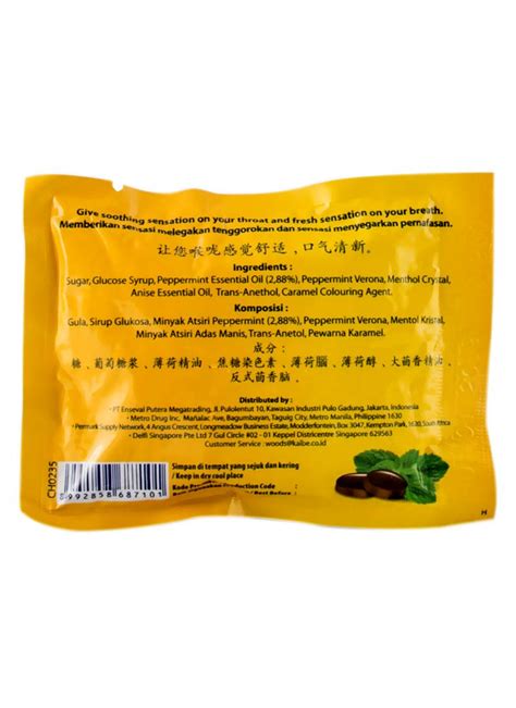 Woods Candy Peppermint Lozenges Extra Strong Sct 15g Klikindomaret