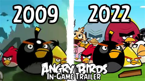 Angry Birds In Game Trailer Remaster 2009 2022 Evolution Geek