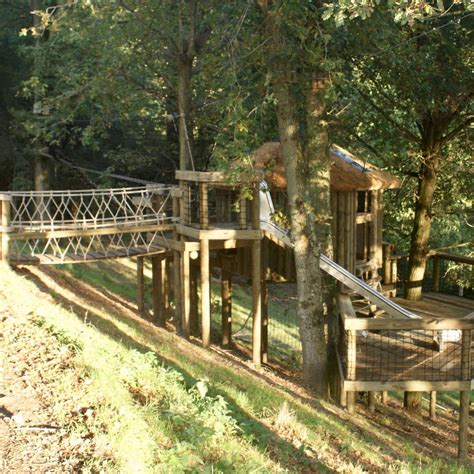 Slide For Treehouses — Treehouses Rope Bridges Treetop Walkways And