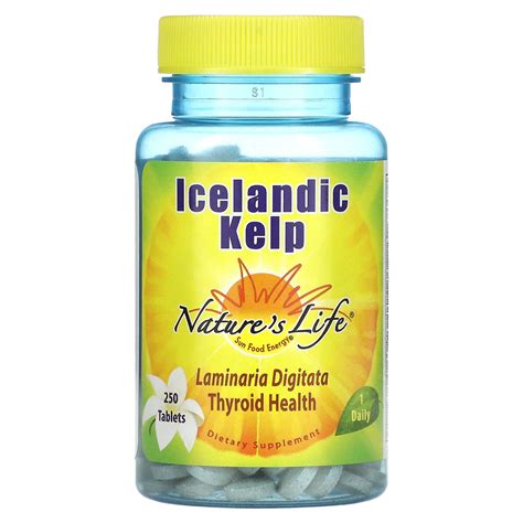 Natures Life Icelandic Kelp 250 Tablets