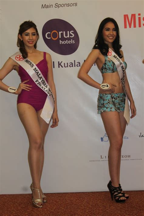 Kee Hua Chee Live Part Miss Malaysia World Swimsuit Parade By Finalists At Corus