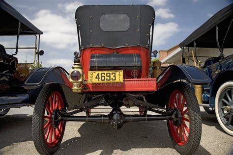Close-up of Rear Gas Tank on Antique Car Editorial Photo - Image of
