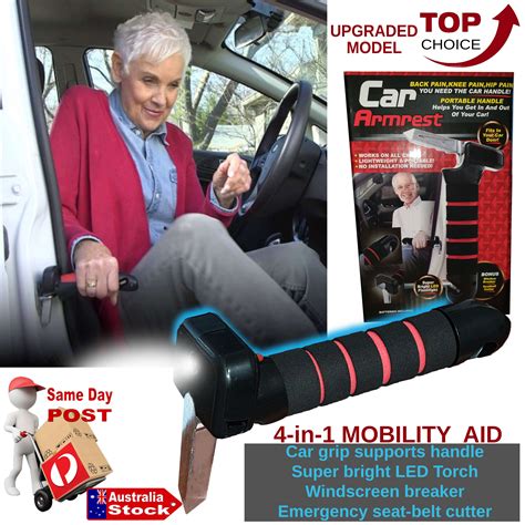 Elderly Disability Standing Aid Car Door Handy Bar Support Exit Stand