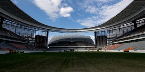 Russian Arena Builds Terrifying Bleachers For Extra World Cup Seating