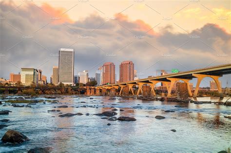 Richmond Virginia Skyline High Quality Architecture Stock Photos