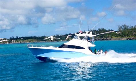 Bermuda Fishing Charter On 56ft Mako Custom Carolina Yacht With