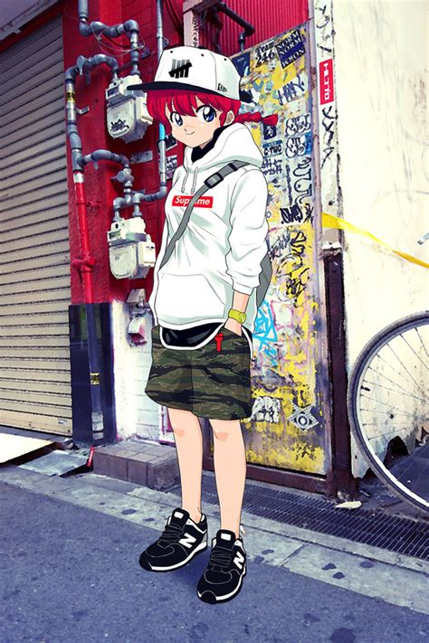 Crunchyroll Feature Harajuku Street Style Fanart Captures Anime
