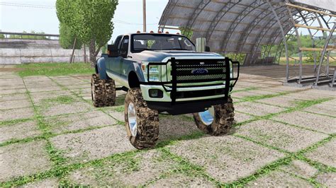 Ford F 350 Super Duty Crew Cab Mud Truck Para Farming Simulator 2017