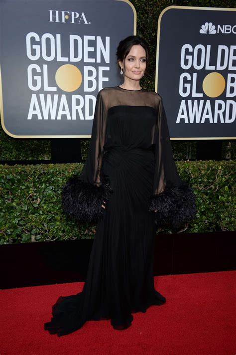 Angelina Jolie Radiates Elegance At The 2018 Golden Globe Awards In