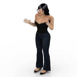 Human anatomy help you in basic and detail information about human body. Woman Recording Artsit Shirl Spencer N180615 - 3D model ...