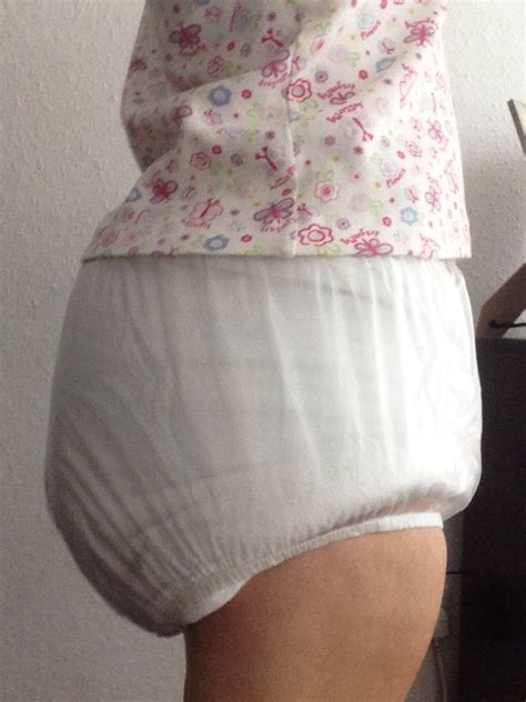 Super Thick Nappy Waddle Abjane Plastic Pants Diaper Girl Baby