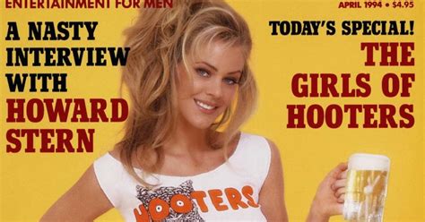 The Girls Of Hooters Playboy USA April Magazine Scans