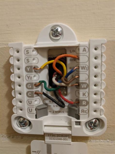 Honeywell Home Thermostat Wiring 5 Wire