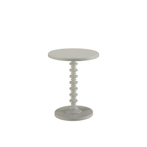 Acme Furniture Acton White Side Table 82796 The Home Depot