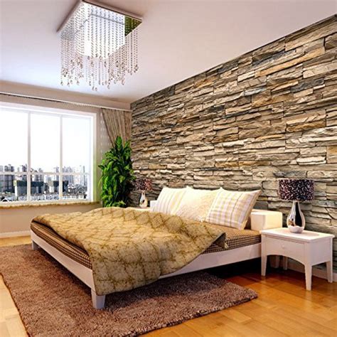 Isbal 3d Wall Decals 3d Wallpaper Bedroom Living Mural Roll Modern Faux