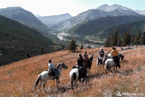 Horseback Riding Canadian Rocky Mountains