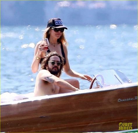 Heidi Klum Husband Tom Kaulitz Pack On Pda During Boat Ride In Lake Como Photos Photo