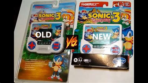 Sonic The Hedgehog 3 Hasbro 2020 And 1994 Tiger Electronics Handheld Lcd