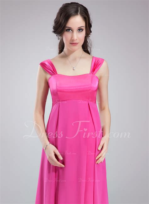 Empire Sweetheart Floor Length Chiffon Maternity Bridesmaid Dress With Ruffle 045004394