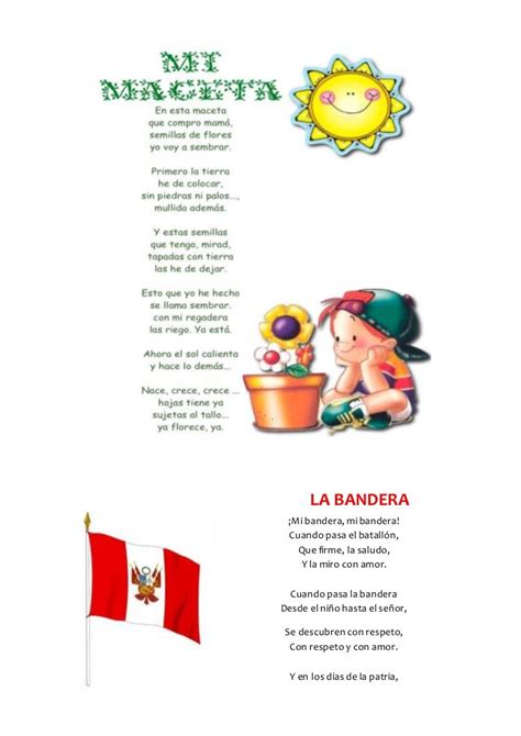 Poemas Simbolos Patrios Poemas A La Bandera Poema A L