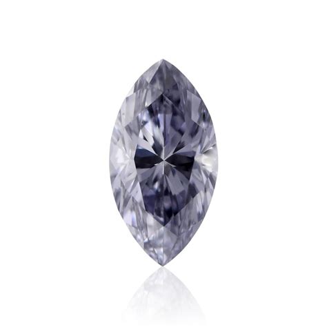 020 Carat Fancy Gray Blue Diamond Marquise Shape Vs2 Clarity Gia