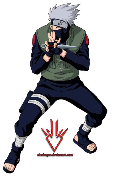 Kakashi Hatake 1 Render By Obedragon On Deviantart