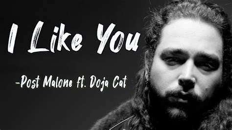 I Like You Lyrics Post Malone Ft Doja Cat Lyrics Point Youtube