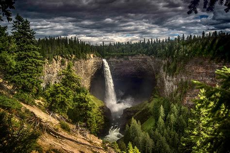 Photo Wells Gray Provincial Park Canada Waterfall Free Pictures On
