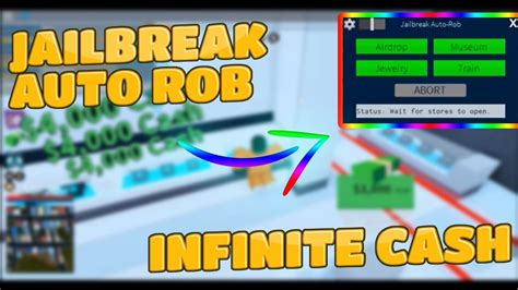Roblox | very good auto rob script to use for jailbreak and earn money\nnote: NEW ROBLOX HACK/SCRIPT Jailbreak 😱Auto rob everything ...