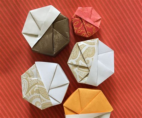 Hexagonal Box Origami Love Box Paper Box