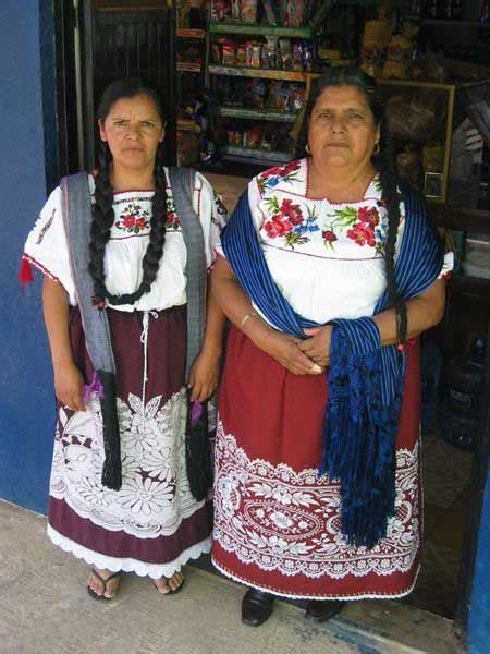 Otomiwomenguanajuato Otomi Women Mexican Textiles