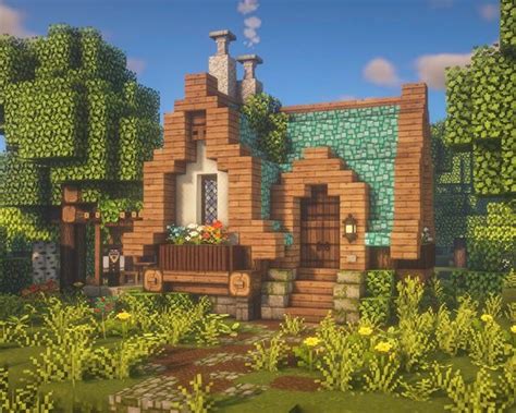 I could not find any floor plans for it, so we had fun. A cute fantasy cottage I made :) - Minecraftbuilds ...