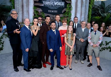 Pictured Cast And Crew Celebrities At The Jurassic World Fallen
