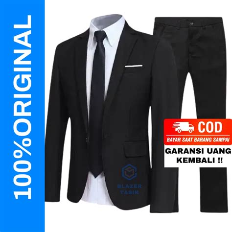 Jual Setelan Jas Pria 2in1 Jas Formal Blazer Pria Jas Pria Formal Jas