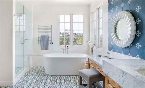 Blue Bathroom Tiles Design For Trendy Decor Lovers