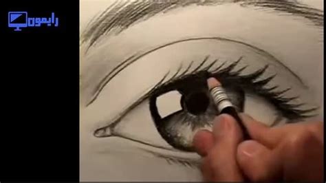 آموزش طراحی چشم و مژه با مداد کاملا حرفه ای